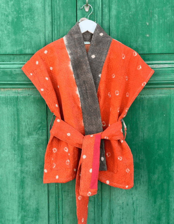 VINTAGE Chaleco reversible 02
