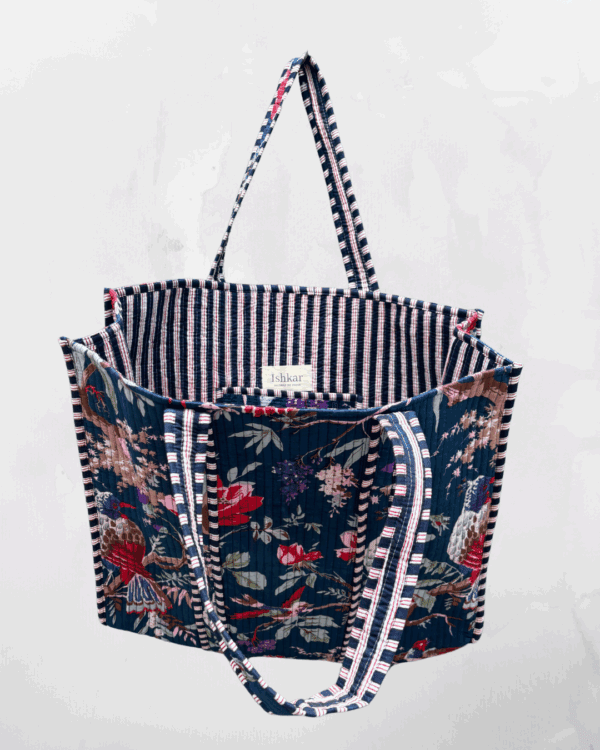 BOLSO tote algodón orgánico-reversible - Imagen 2