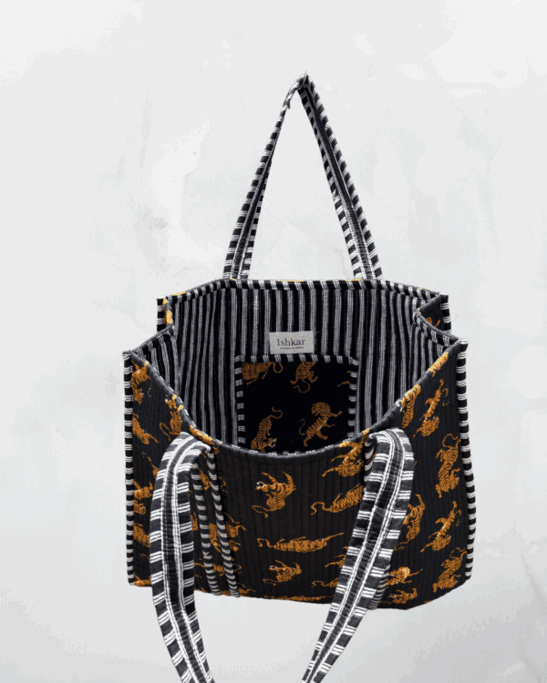 BOLSO tote algodón orgánico-reversible - Imagen 2
