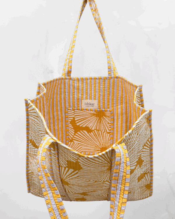 BOLSO tote algodón orgánico-reversible - Imagen 2