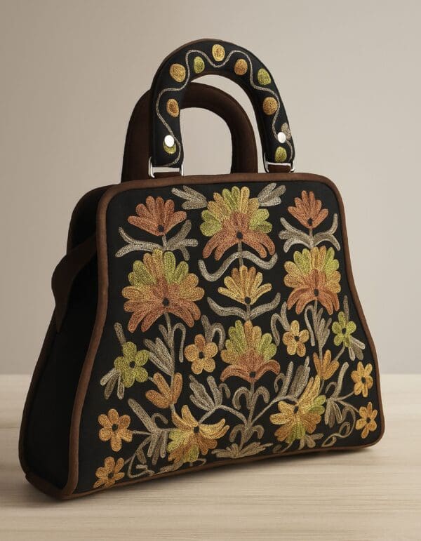 Bolso Piel Bordado Aarohi