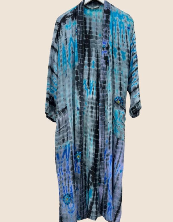 Kimono Aakash - Seda crepé - Imagen 4