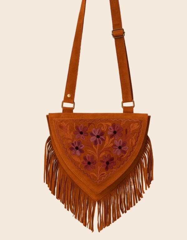 Bolso Rani – Bordado Aari sobre piel