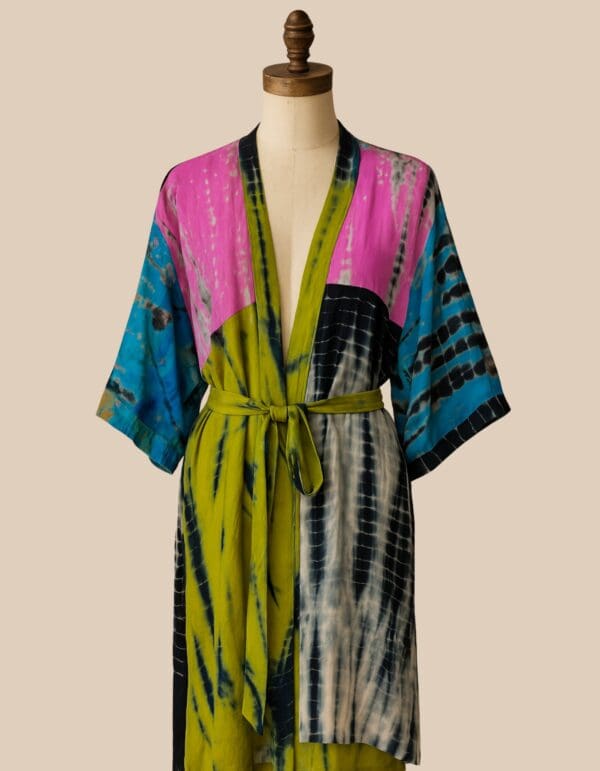 Kimono Avani del Ganges – Seda Crepé