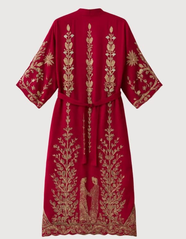 Kimono Dulha-Dulhan Rosa Fucsia - Imagen 2