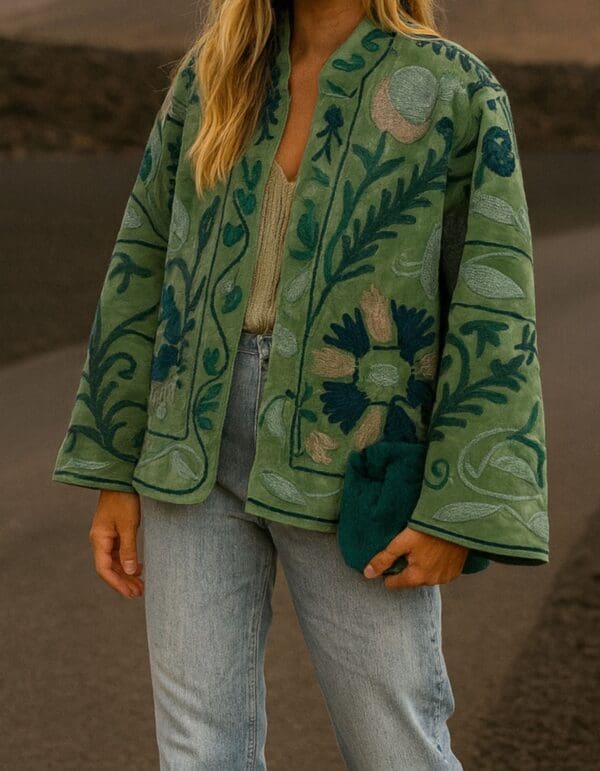 Chaqueta Suzani Kashmir