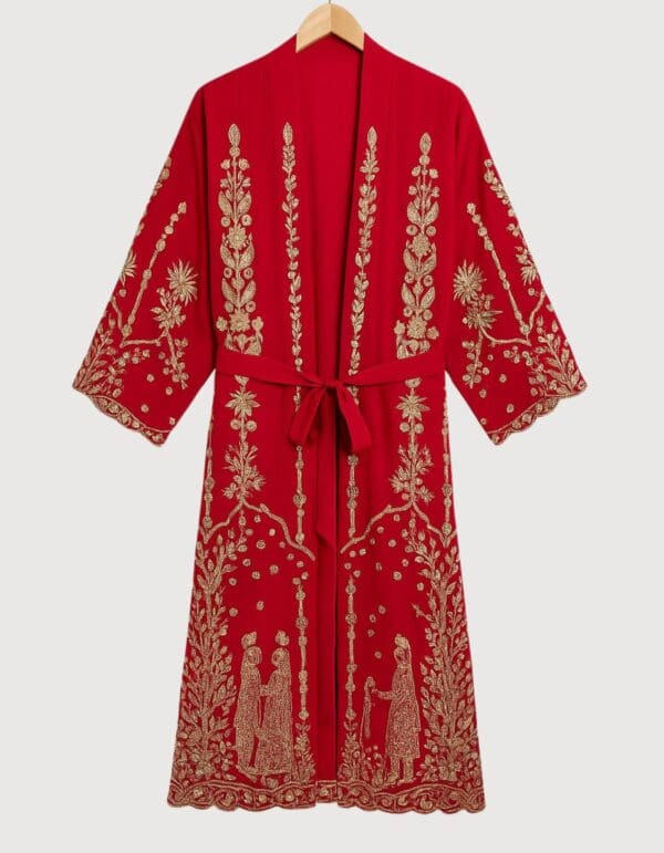 Kimono Dulha-Dulhan Rosa Fucsia - Imagen 3