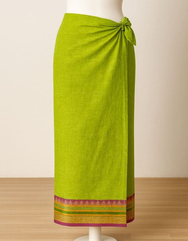Pareo Lungi Verde Pistacho - Imagen 2