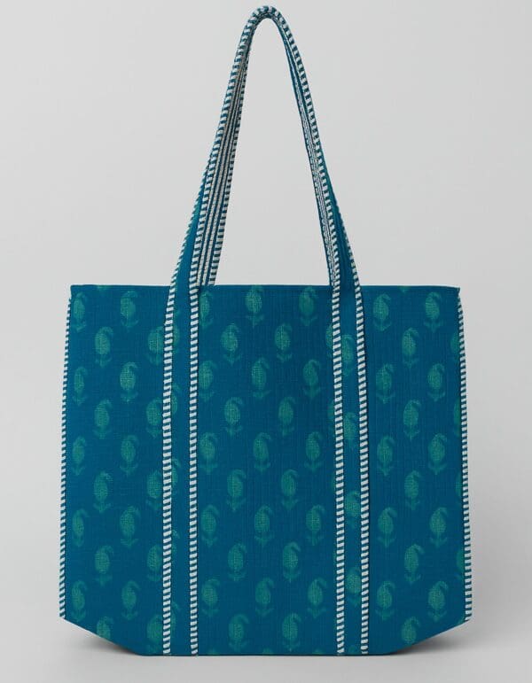 Bolso Block Print Azul