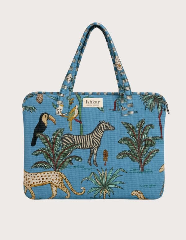 Funda de ordenador – Safari azul