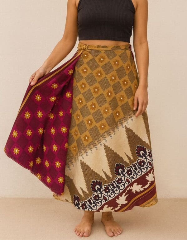 Falda reversible india – Anjali