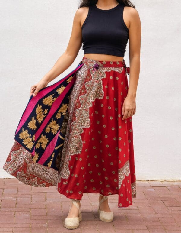 Falda reversible india – Indira