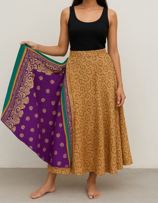 Falda reversible india – Radha