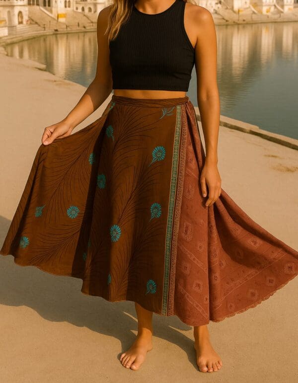 Falda reversible india - Meera