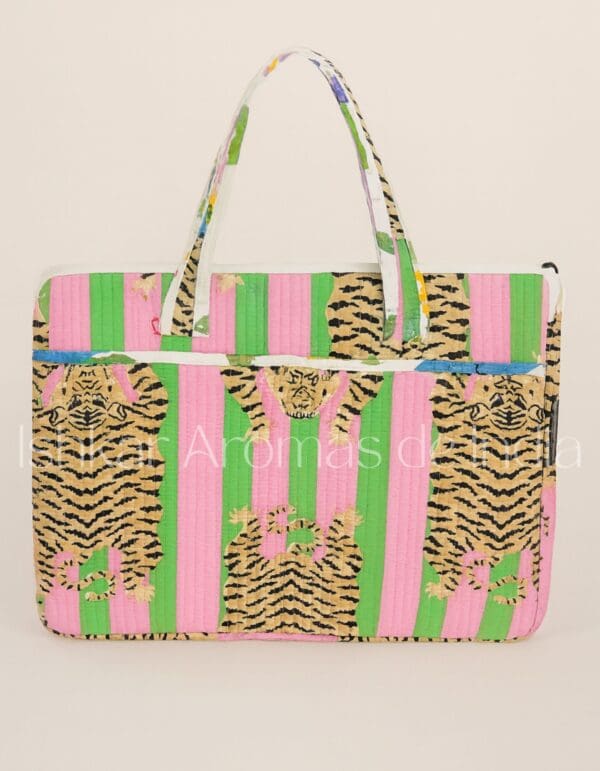 Funda de ordenador – Tigres Rosa