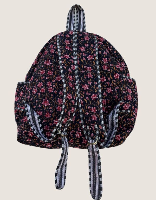 Mochila algodón – Flores - Imagen 3
