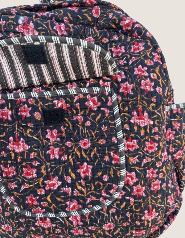 Mochila algodón – Flores - Imagen 4