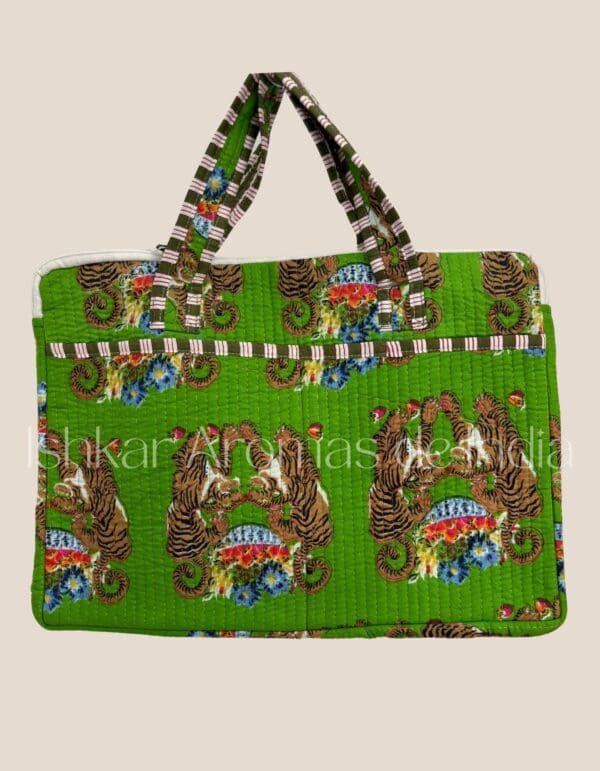 Funda de ordenador – Tigres verde