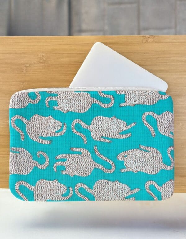 Funda iPad – Tigres azul