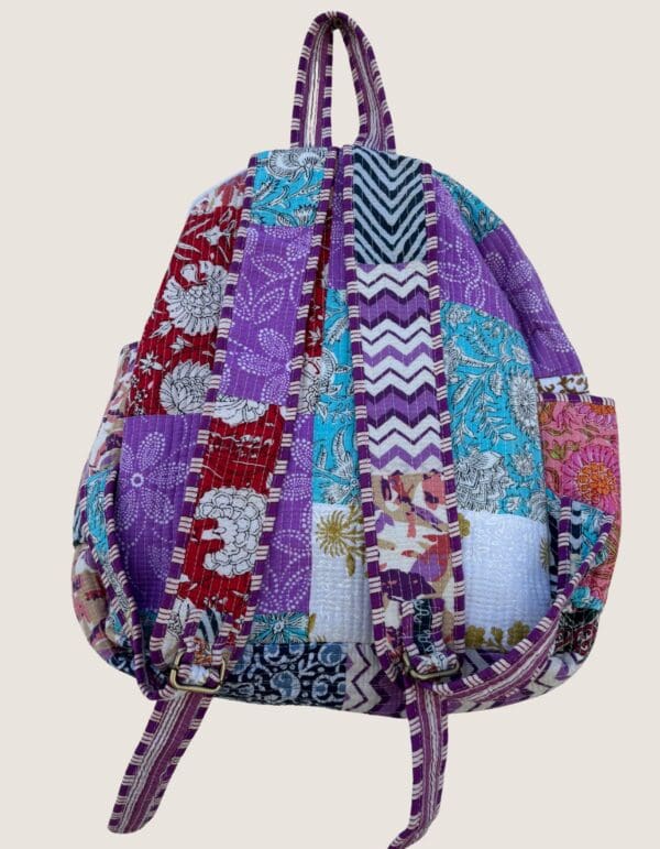 Mochila algodón - Patchwork - Imagen 2