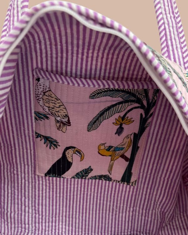 Bolso de viaje – Selva rosa - Imagen 2