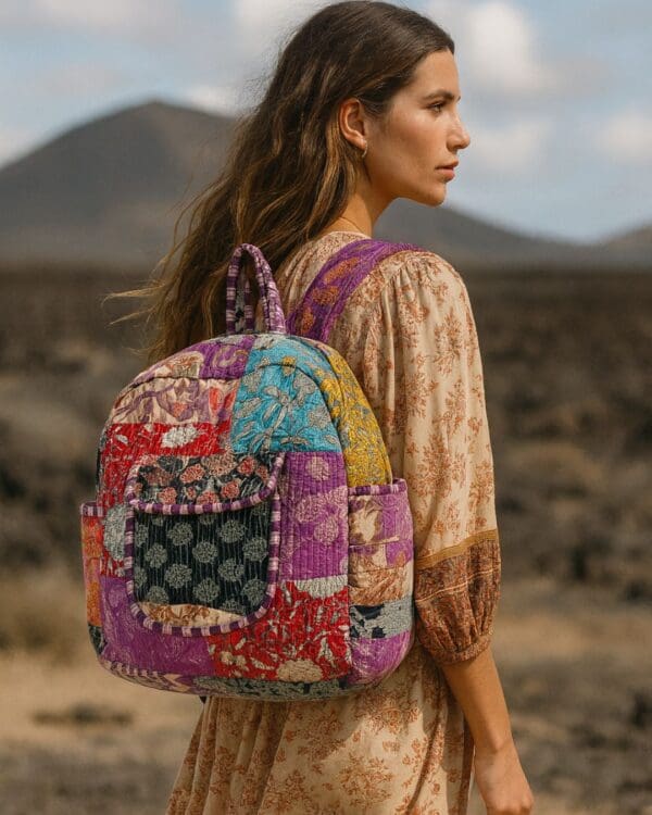 Mochila algodón - Patchwork