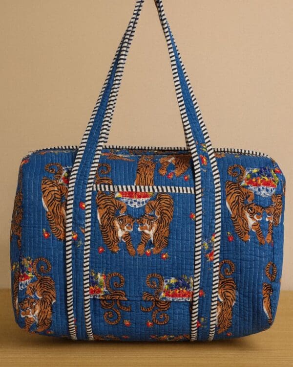 Bolso de viaje – Tigres azul