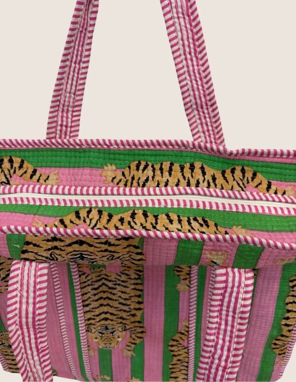 BOLSO Tote Algodón – TIGRES 06 - Imagen 2