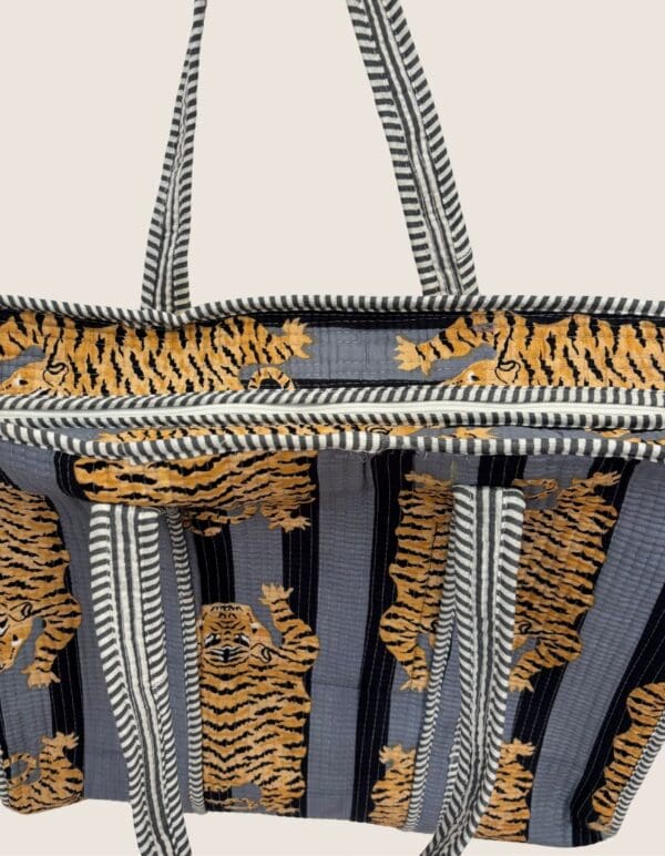 BOLSO Tote Algodón – TIGRES 05 - Imagen 3