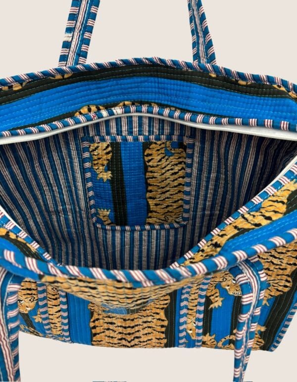 BOLSO Tote Algodón – TIGRES 04 - Imagen 3