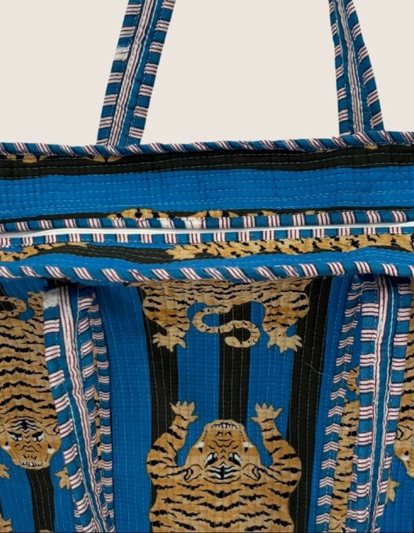 BOLSO Tote Algodón – TIGRES 04 - Imagen 2