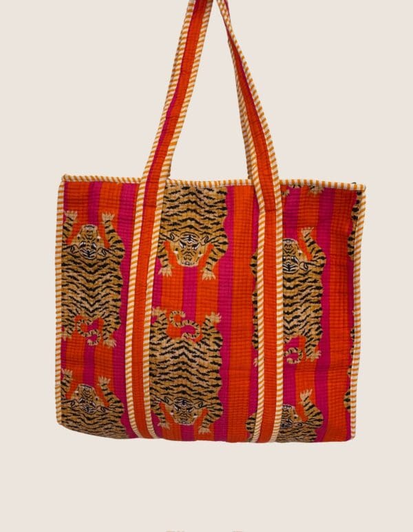 BOLSO Tote Algodón - TIGRES 01