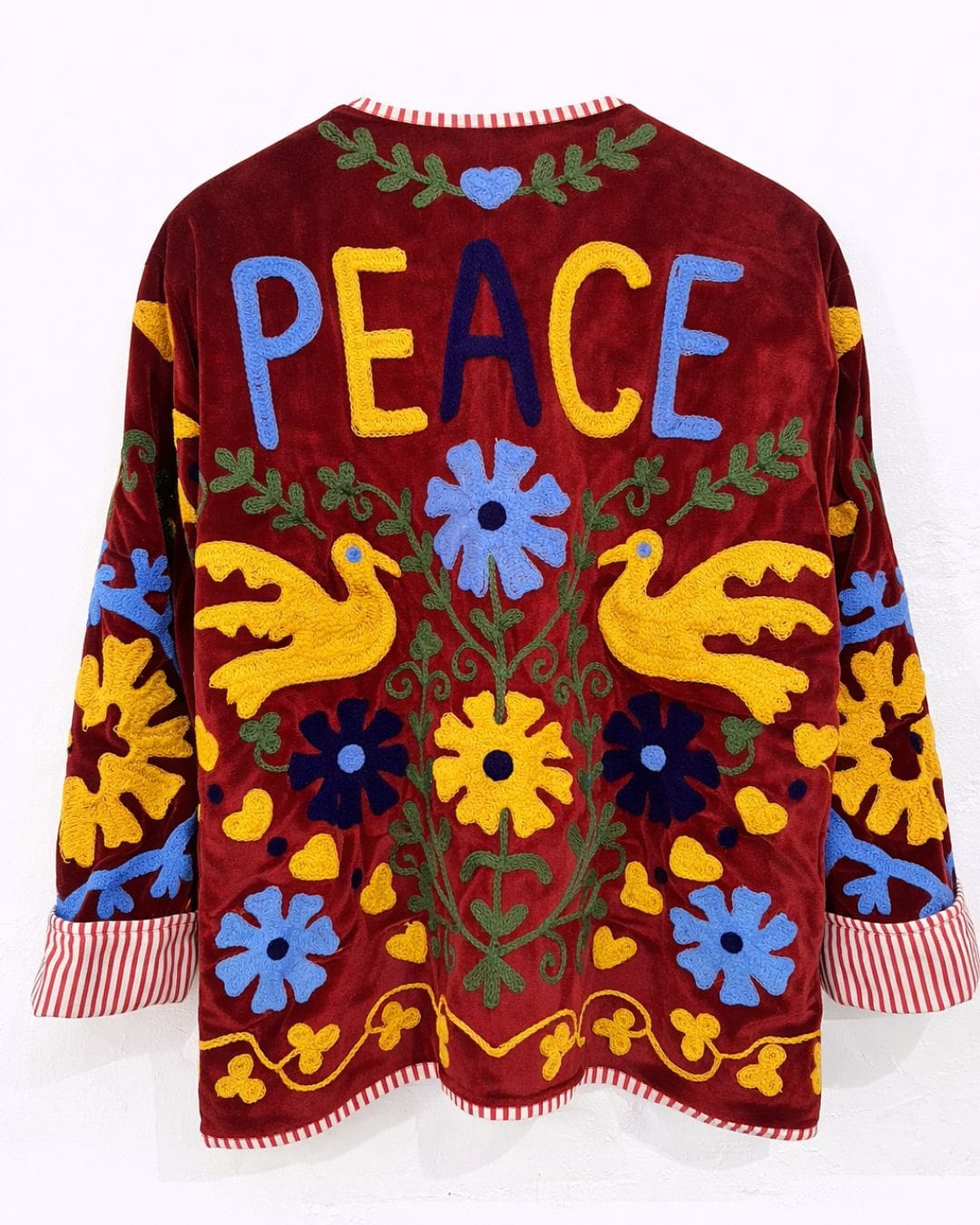 Chaqueta terciopelo y algodón PEACE - Imagen 2