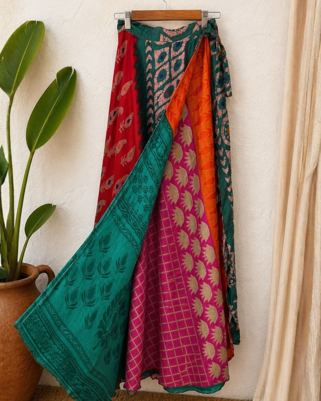 Falda reversible saree - Imagen 2
